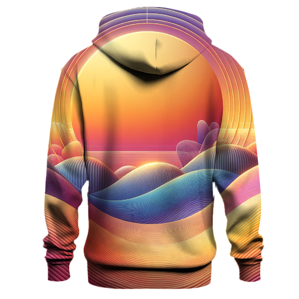 Tropical Sunset Gradient Hoodie