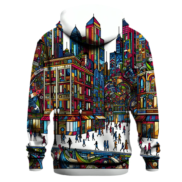 Vibrant Urban Life Hoodie