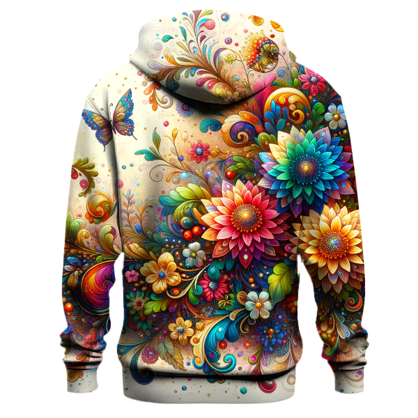 Fantasy Floral Dreamscape Hoodie