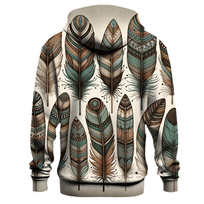 Bohemian Feather Bliss Hoodie