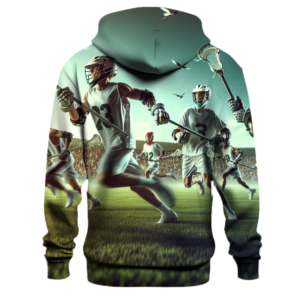 Lacrosse Line Hoodie Pullover Hoodies