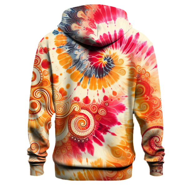 Tropical Sunset Splash Hoodie