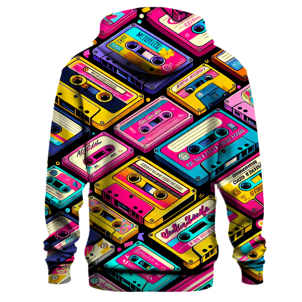 Funky Cassette Tapes Hoodie Hoodies Fashion