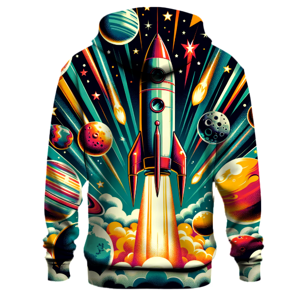 Vintage Space Adventure Hoodie