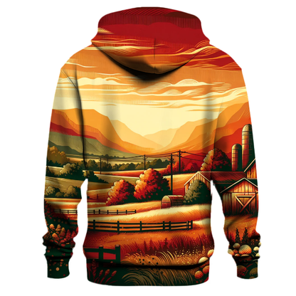 Rustic Charm Gradient Hoodie