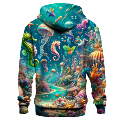 Whimsical Sea Life Hoodie