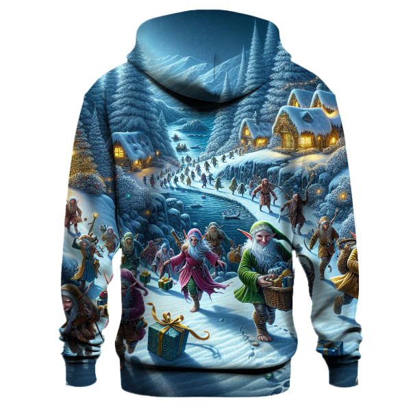 Elves' Midnight Gift Delivery Hoodie