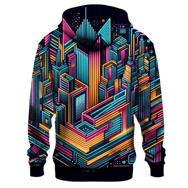 Urban Neon Design Hoodie Designer Hoodies