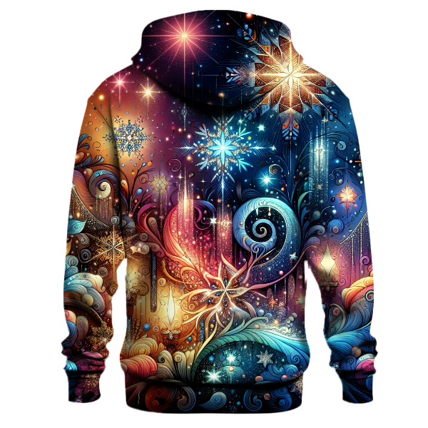 Twinkling Stars and Holiday Wishes Hoodie