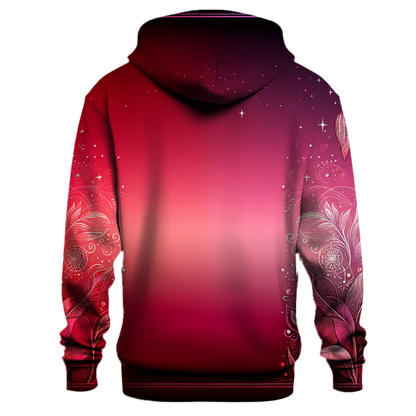 Crimson Dreamscape Hoodie