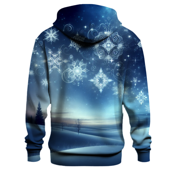 Dancing Snowflakes and Stars Hoodie