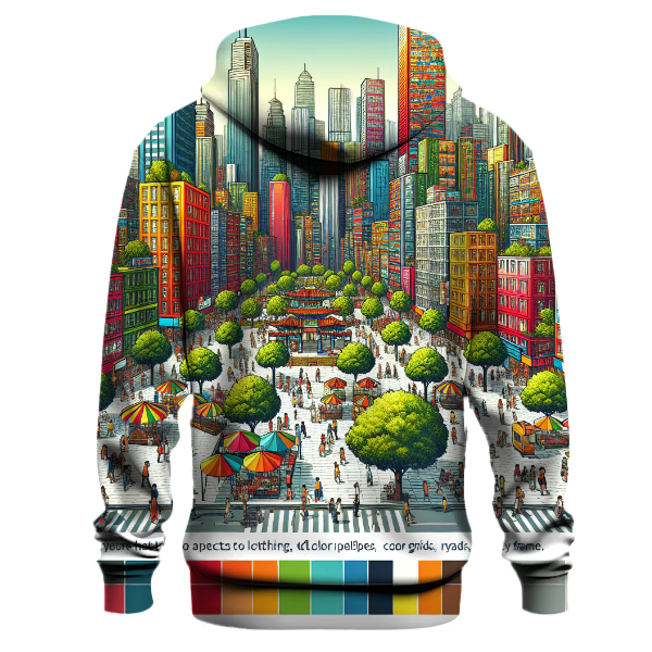 Whimsical Cityscapes Hoodie