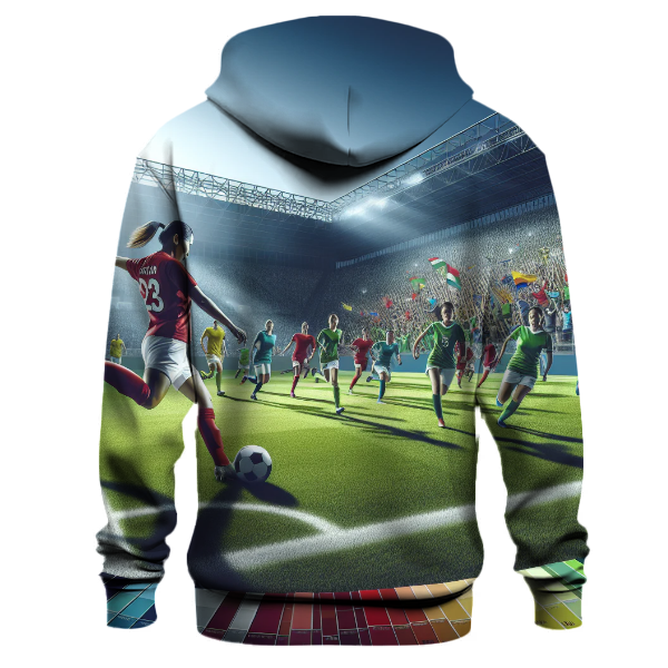 Soccer Striker Motion Hoodie