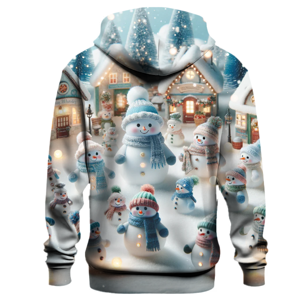 Charming Snowman Village Hoodie