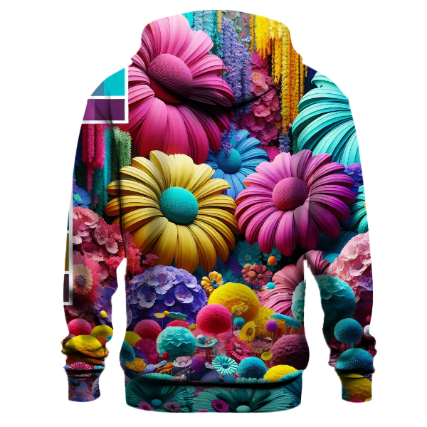 Whimsical Flower Garden Hoodie