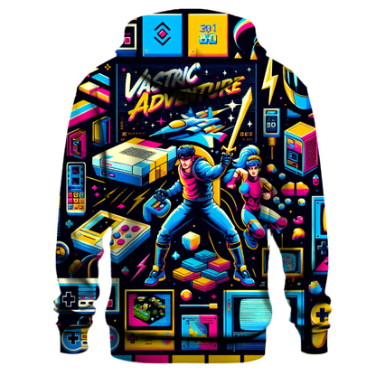 Vintage Video Game Adventure Hoodie