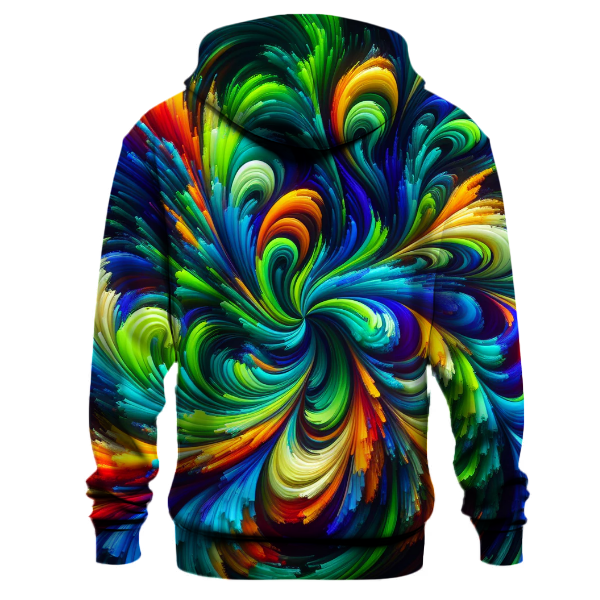 Electric Jungle Tie-dye Design Hoodie