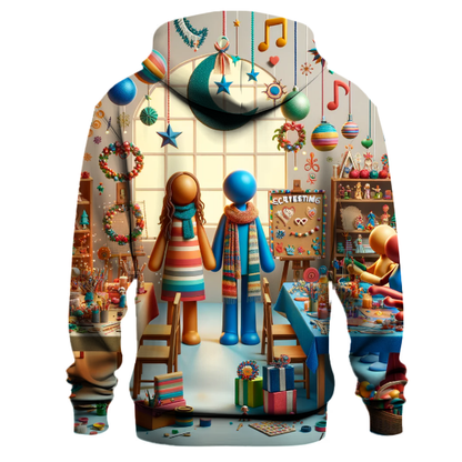 Whimsical Elf Workshop Hoodie