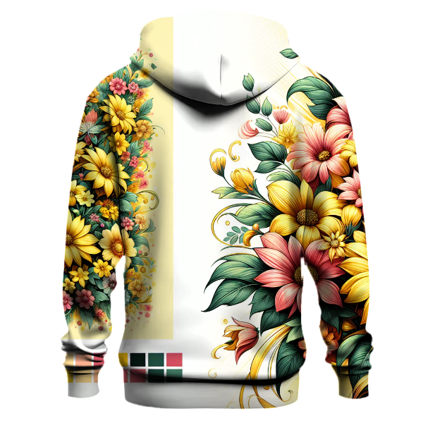 Floral Sunshine Burst Hoodie