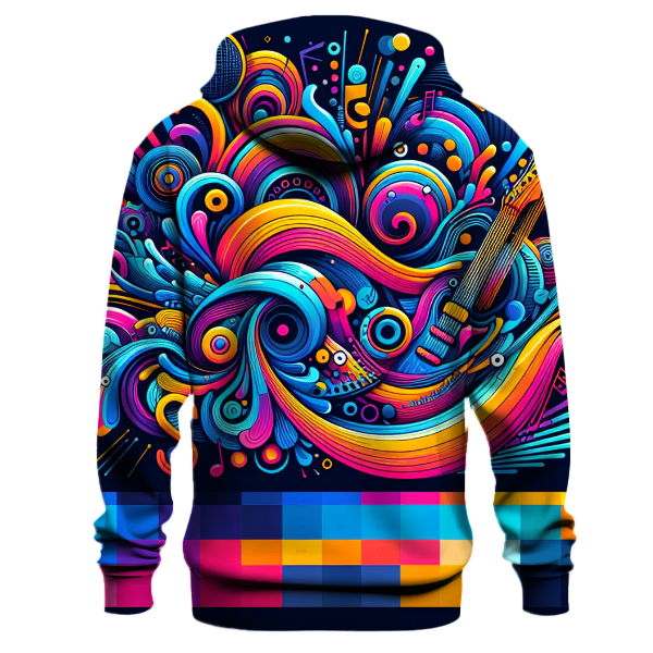 Retro Music Wave Hoodie