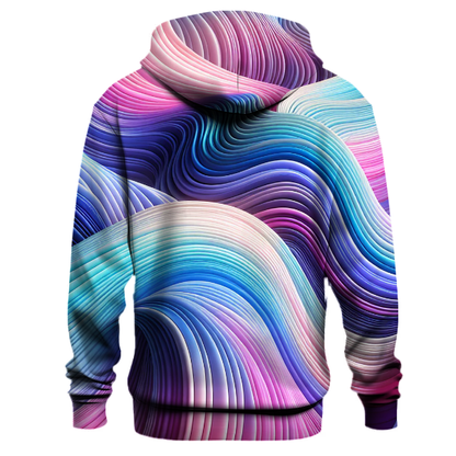 Retro Futuristic Wave Hoodie