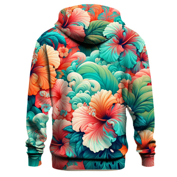 Tropical Hibiscus Dream Hoodie