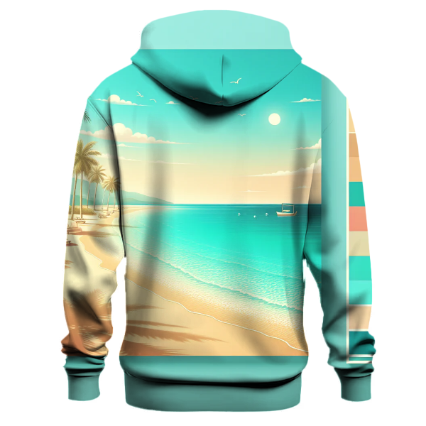 Tropical Wave Pattern Hoodie