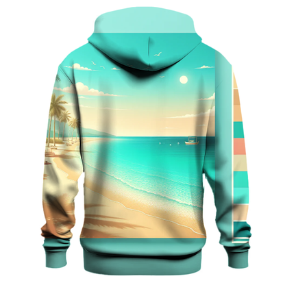 Tropical Wave Pattern Hoodie