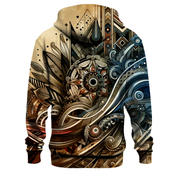 Bold Tribal Patterns Hoodie