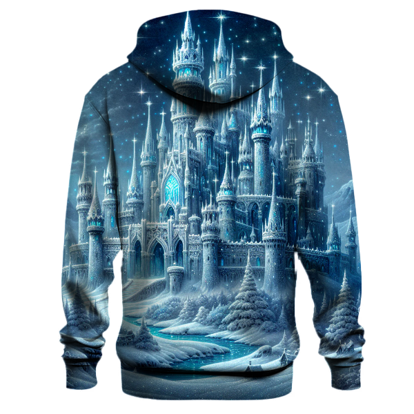 Winter Fairy Tale Castle Hoodie