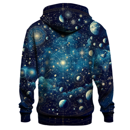 Celestial Star Map Explorer Hoodie