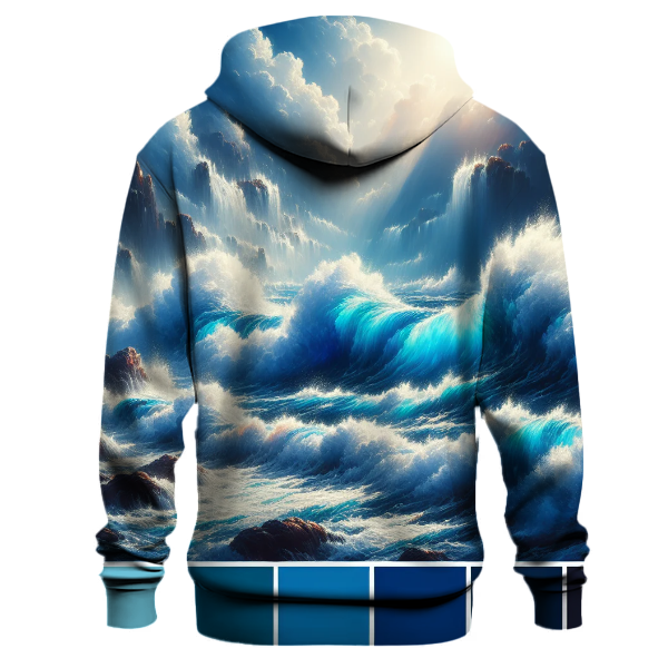 Dramatic Ocean Waves Hoodie