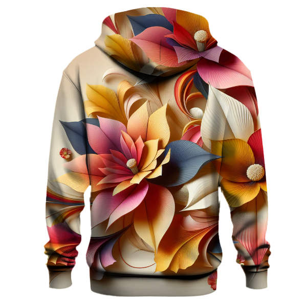 Whimsical Floral Burst Hoodie Hoodie Designs