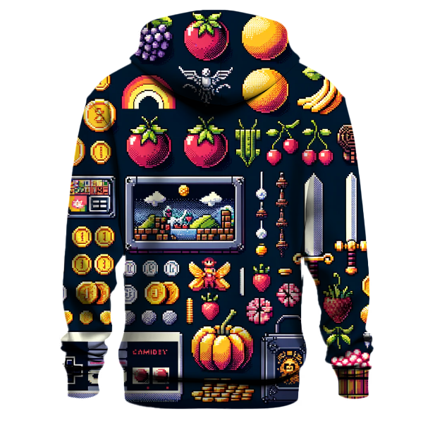 Retro Arcade Mania Hoodie