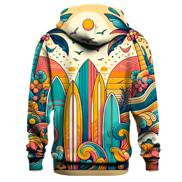 Electric Beach Paradise Hoodie