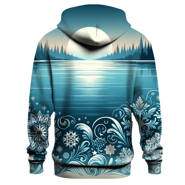 Frozen Lake Serenity Hoodie