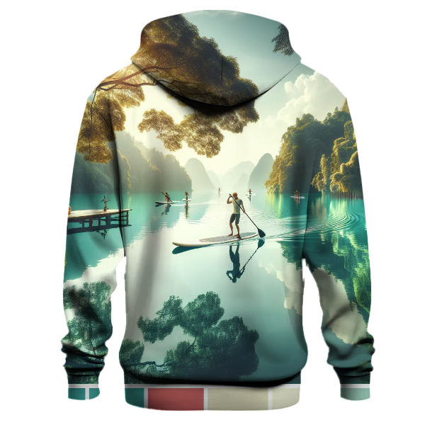 Paddle Boarding Paradise Hoodie Custom Hoodies