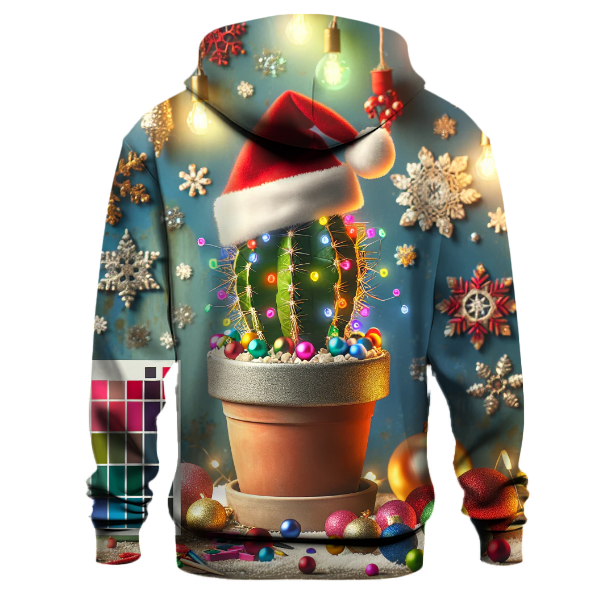 Cute Christmas Cactus Hoodie