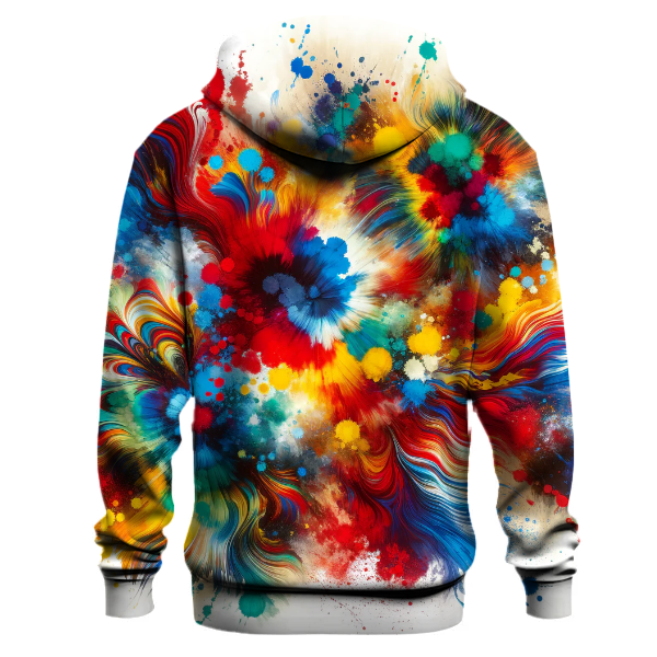 Rainbow Splash Art Hoodie