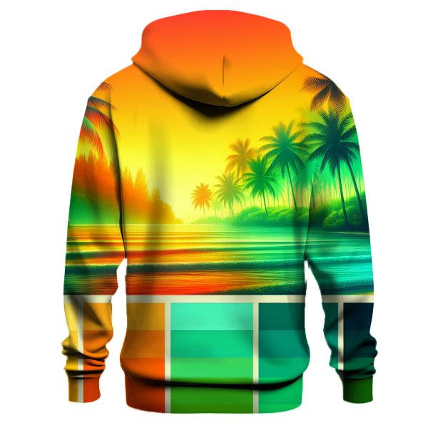 Vivid Tropical Escape Hoodie