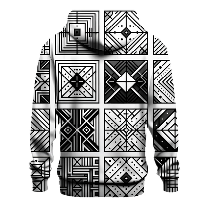 Minimalist Urban Geometry Hoodie