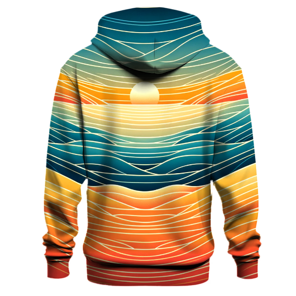 Sunset Ocean Gradient Hoodie