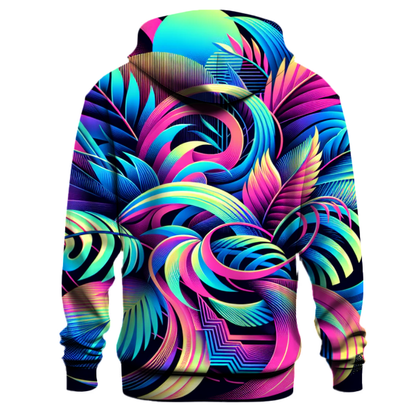 Retro Jungle Rhythm Hoodie