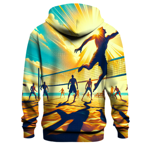 Volleyball Spike Attack Hoodie Custom Hoodies