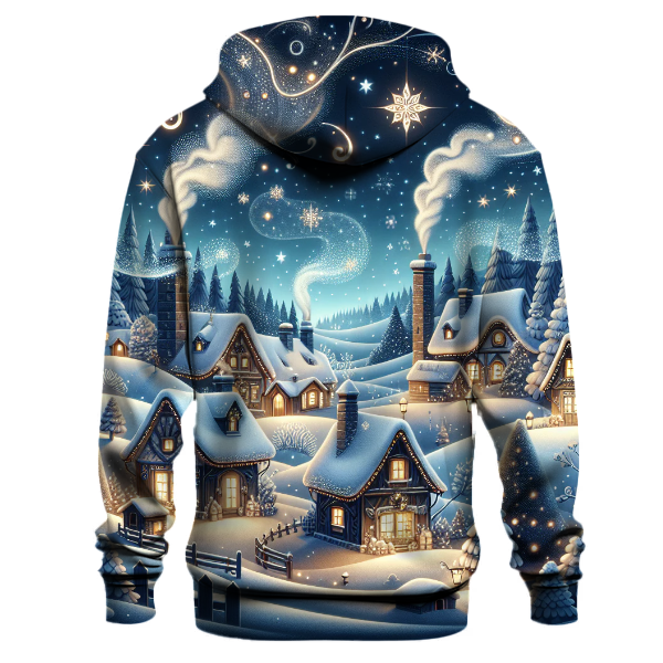 Whimsical Snowy Night Hoodie