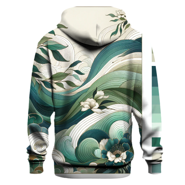 Emerald Waters Tie-dye Design Hoodie