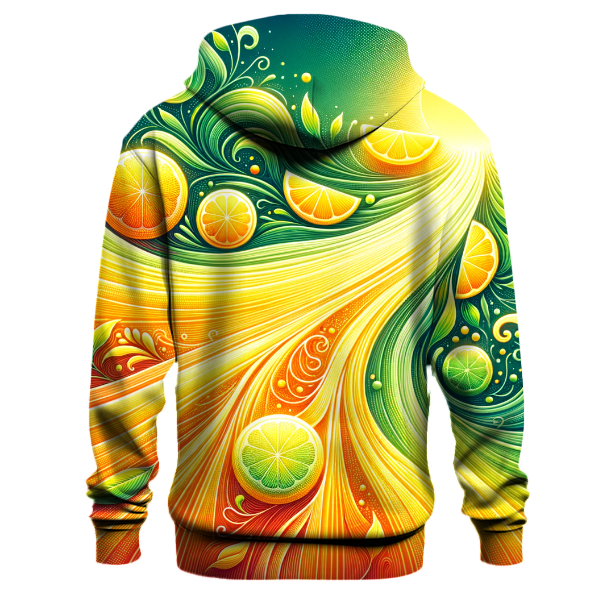 Energizing Citrus Gradient Hoodie