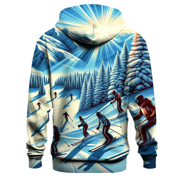 Skiing Winter Thrill Hoodie