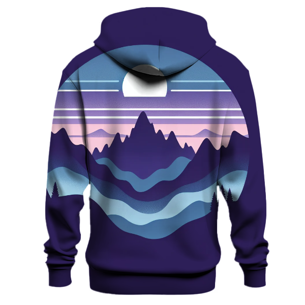 Dusk Over Mountains Hoodie Hoodie Designs