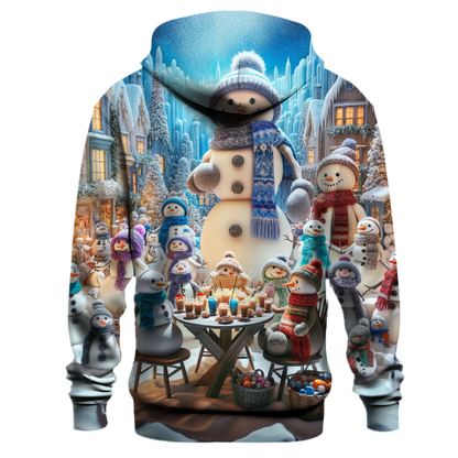 Classic Snowman Village Hoodie